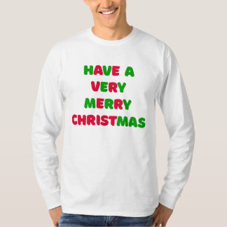 Männer-Weihnachts-Langarm-T-Shirt T-Shirt