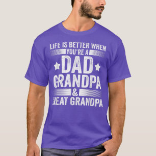 Männer werden nie müde, weil sie ein Großvater sin T-Shirt