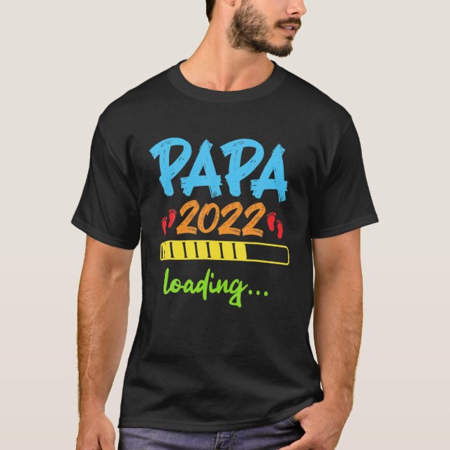 Männer werden Vater 2022 T-Shirt (Vorderseite)