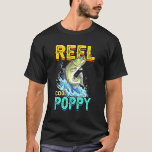 Männer Wirklich Coole Mohn Fischer Angeln Familien T-Shirt