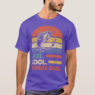 Männer Wirklich Cooler Bonus Papa Angeln Lustiger T-Shirt