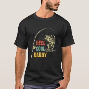 Männer Wirklich Cooler Daddy Angelnden Opa Vaterta T-Shirt