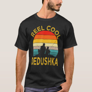 Männer Wirklich Cooler Dedushka Angeln Daddy Vinta T-Shirt