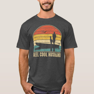 Männer Wirklich Cooler Ehemann AngelnLustiger Fisc T-Shirt
