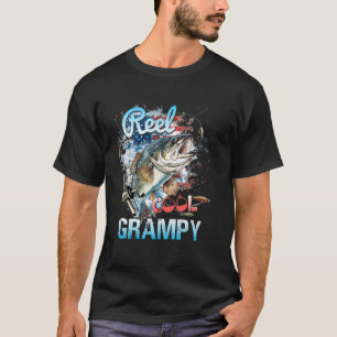 Männer Wirklich Cooler Grampy Amerikanische Flagge T-Shirt