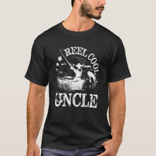 Männer Wirklich Cooler Onkel Fischer Vater Fischen T-Shirt