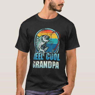 Männer Wirklich Cooler Opa Angler Vater Vatertag T-Shirt