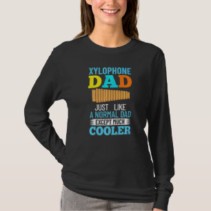 Männer Xylophon Musik Instrument Noten Spieler Glo T-Shirt