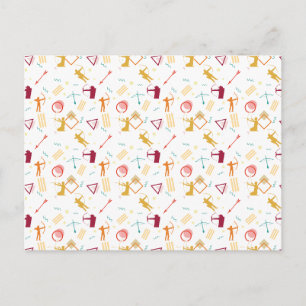 Männerarchie - Boys Bow and Arrow Pattern Postkarte