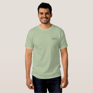Männerarmee Besticktes T-Shirt
