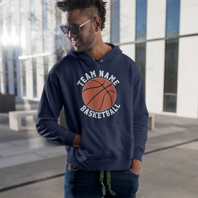 Männerbasketball-Team - Jersey-Nummer Hoodie (Von Creator hochgeladen)