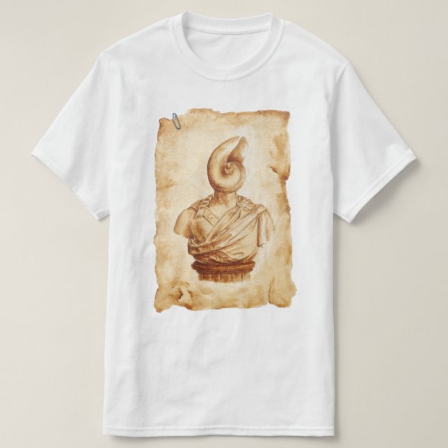 Männerbüste T-Shirt (Design vorne)