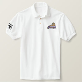 Männercougar-besticktes Polo-Shirt
