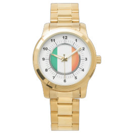 Männerflagge - Oversized Gold Bracelet Watch Armbanduhr