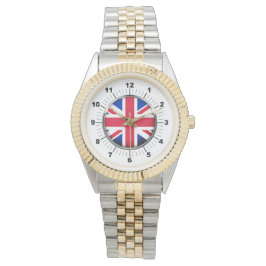 Männerflagge - Zwei-Tonen-Armband-Uhr Armbanduhr