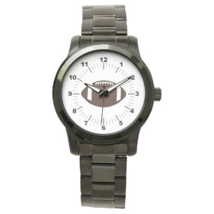 Männerfußball Oversized Black Bracelet Watch Armbanduhr