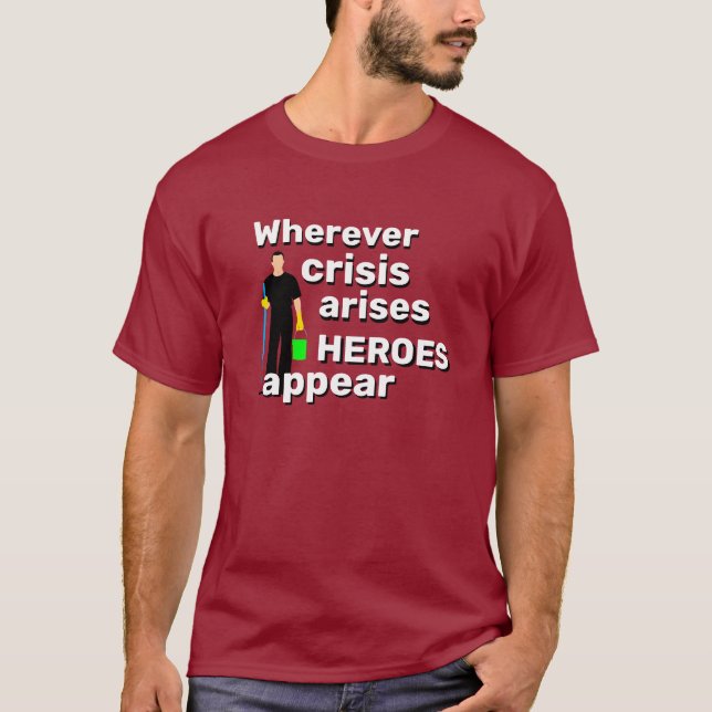 Männergeschenk für Sportbekleidung - KUSTODISCHE H T-Shirt (Vorderseite)