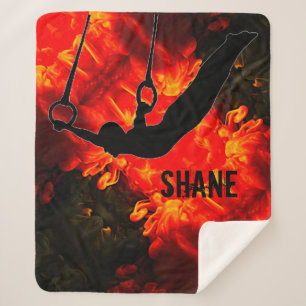 Männergymnastik - Lava zerstörerische Blanket Sherpadecke