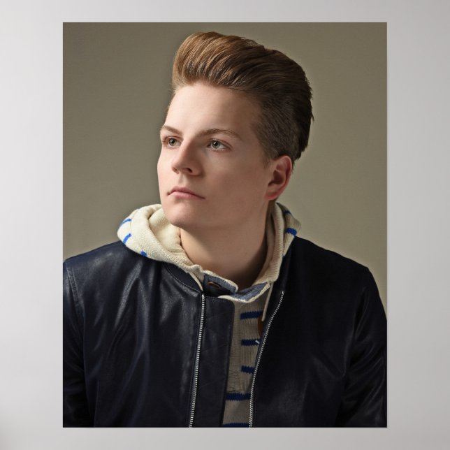 Männerhaar Poster (Vorne)