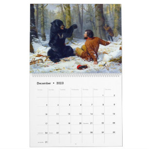Männerhöhle Jagd Natur Wildnis Sport Kalender