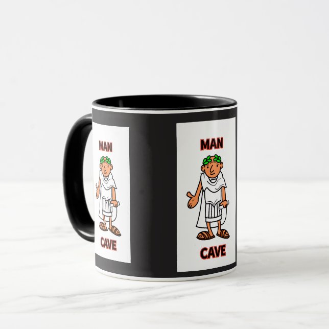 Männerhöhle Tasse (Vorderseite Links)