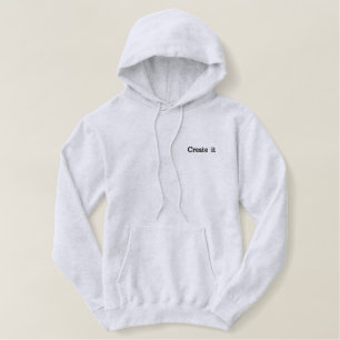 Männerhoodie Bestickter Hoodie