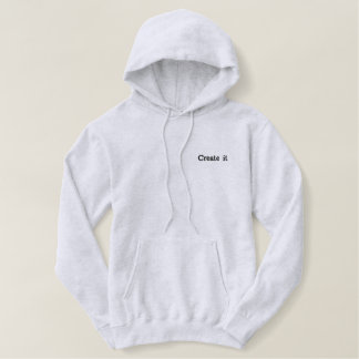 Männerhoodie Bestickter Hoodie