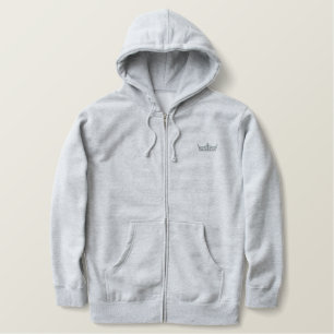 Männerhoodie Bestickter Hoodie