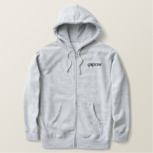 Männerhoodie Bestickter Hoodie