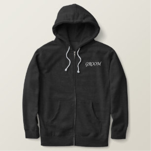 Männerhoodie Bestickter Hoodie