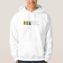Männerhoodie (Farblogo)