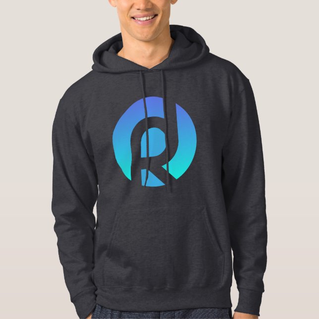 Männerhoodie (nur Logo) Hoodie (Vorderseite)