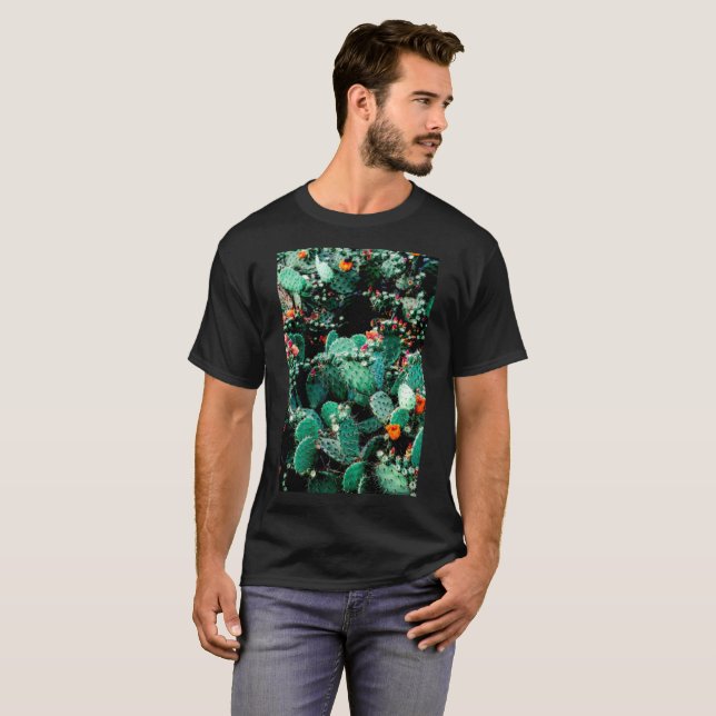 Männerkaktus-T - Shirt (Vorne ganz)
