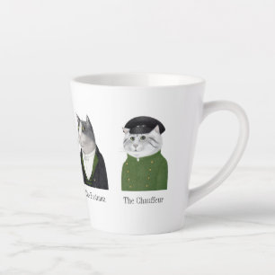 MÄNNERKATZEN Latte Tasse + Text
