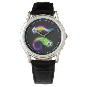 Männerklassische Fußballbälle Armbanduhr