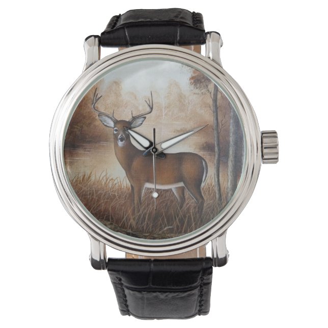 Männerkleckse Armbanduhr (Vorderseite)