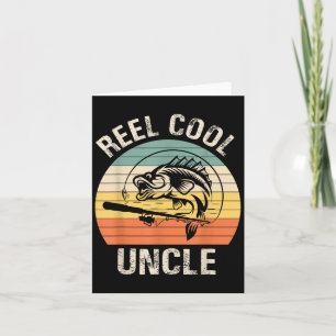 Männerkleie Coole Onkel Angeln Gefallen für Männer Karte