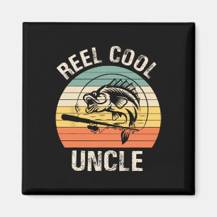 Männerkleie Coole Onkel Angeln Gefallen für Männer Magnet