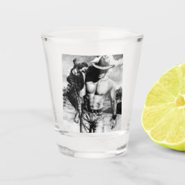 Männermaskuline Sexy Western Cowboy Hunk Cool Schnapsglas