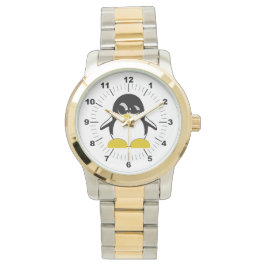 Männerpuppe Oversized Two-Tone-Armbanduhr Armbanduhr