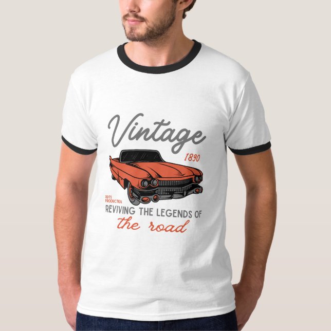 Männerrekorde für grafische T - Shirt (Vorderseite)