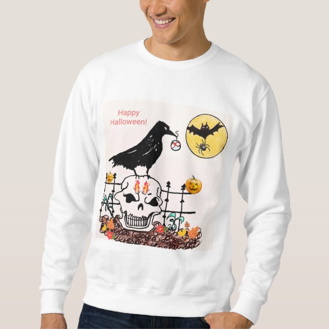 MÄNNERSCHIRM - HALLOWEN SWEATSHIRT (Vorderseite)