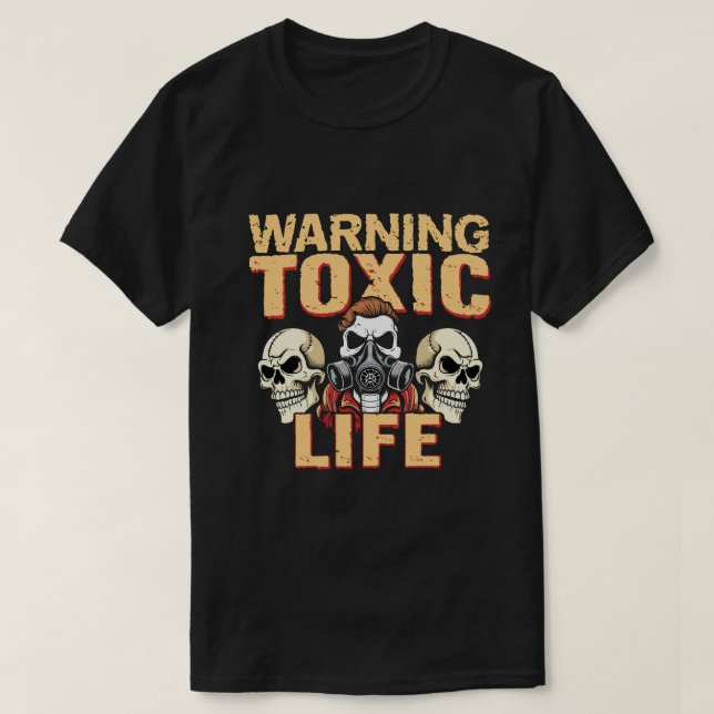 Männerschwarzes T-Shirt (Design vorne)