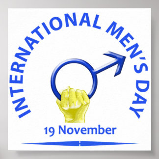 Männertags-Poster Poster