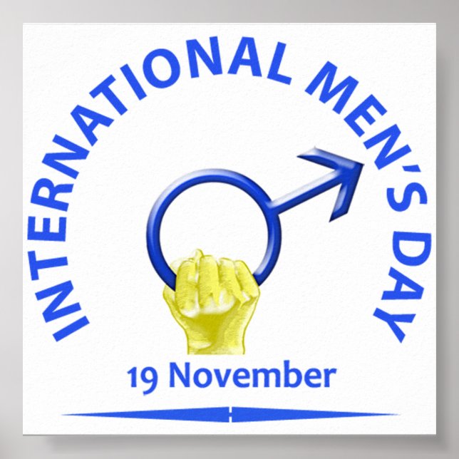 Männertags-Poster Poster (Vorne)