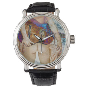 Männeruhr mit Mädchen Armbanduhr
