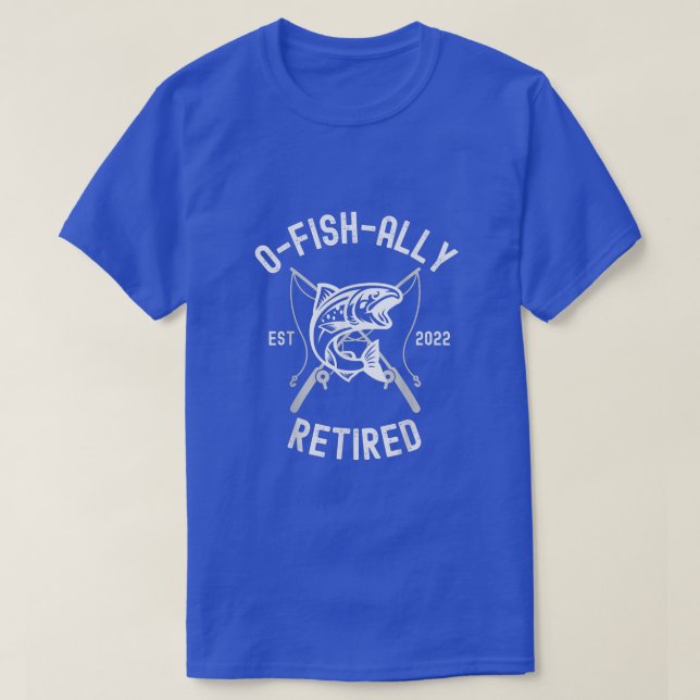 MännerVerbündete 2022 Ruhestand im Fischereisektor T-Shirt (Design vorne)