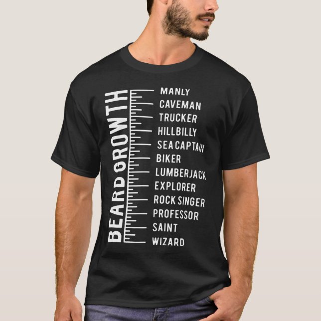 Männerwachstumsdiagramm T-Shirt (Vorderseite)