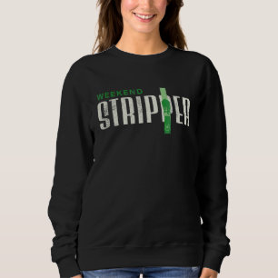 Männerwäscherei für Rasenmäher am Wochenende Sweatshirt