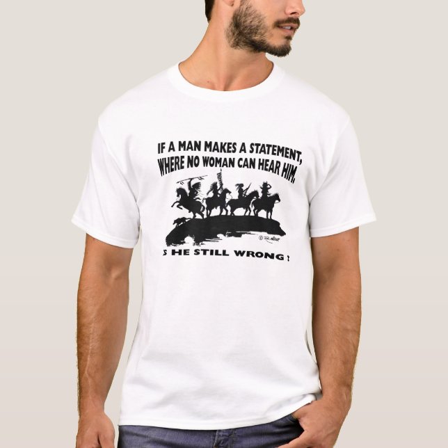 MANNES NOCH FALSCH? T-Shirt (Vorderseite)